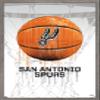 Trends International NBA San Antonio Spurs - Drip Basketball 21 Wall Poster, 22.375" x 34", Barnwood Framed Version view 1