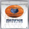 Trends International NBA Memphis Grizzlies - Drip Basketball 21 Wall Poster, 14.725" x 22.375", Silver Framed Version view 1
