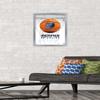 Trends International NBA Memphis Grizzlies - Drip Basketball 21 Wall Poster, 14.725" x 22.375", Silver Framed Version view 2
