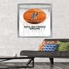 Trends International NBA San Antonio Spurs - Drip Basketball 21 Wall Poster, 22.375" x 34", Silver Framed Version view 2