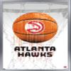 Trends International NBA Atlanta Hawks - Drip Basketball 21 Wall Poster, 14.725" x 22.375", Silver Framed Version view 1