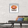 Trends International NBA Atlanta Hawks - Drip Basketball 21 Wall Poster, 14.725" x 22.375", Silver Framed Version view 2