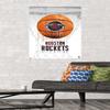 Trends International NBA Houston Rockets - Drip Basketball 21 Wall Poster, 22.375" x 34", Premium Poster & Mount Bundle view 2