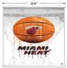 Trends International NBA Miami Heat - Drip Basketball 21 Wall Poster, 22.375" x 34", Print and White Hanger Bundle view 3