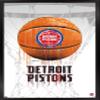 Trends International NBA Detroit Pistons - Drip Basketball 21 Wall Poster, 14.725" x 22.375", Black Framed Version view 1