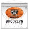 Trends International NBA Brooklyn Nets - Drip Basketball 21 Wall Poster, 22.375" x 34", Premium Print and White Hanger Bundle view 1