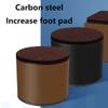 KaysaLY 4Pcs Furniture Bed Risers, 52Mm Chair Raiser Furniture Risers Lift Sofa Table Storage Wood Color, Footboard Booster Bed Lift Furniture Booster,Brown view 3