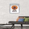 Trends International NBA Houston Rockets - Drip Basketball 21 Wall Poster, 14.725" x 22.375", Silver Framed Version view 2