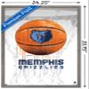 Trends International NBA Memphis Grizzlies - Drip Basketball 21 Wall Poster, 22.375" x 34", Barnwood Framed Version view 3