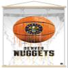 Trends International NBA Denver Nuggets - Drip Basketball 21 Wall Poster, 22.375" x 34", Premium Print and Beechwood Hanger Bundle view 1