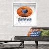 Trends International NBA Memphis Grizzlies - Drip Basketball 21 Wall Poster, 22.375" x 34", White Framed Version view 2