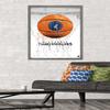 Trends International NBA Minnesota Timberwolves - Drip Basketball 21 Wall Poster, 22.375" x 34", Barnwood Framed Version view 2