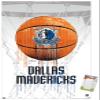 Trends International NBA Dallas Mavericks - Drip Basketball 21 Wall Poster, 14.725" x 22.375", Premium Poster & Mount Bundle view 1