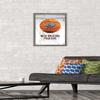 Trends International NBA New Orleans Pelicans - Drip Basketball 21 Wall Poster, 14.725" x 22.375", Barnwood Framed Version view 2