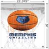 Trends International NBA Memphis Grizzlies - Drip Basketball 21 Wall Poster, 22.375" x 34", Poster & Clip Bundle view 3
