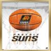 Trends International NBA Phoenix Suns - Drip Basketball 21 Wall Poster, 22.375" x 34", Gold Framed Version view 1