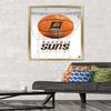 Trends International NBA Phoenix Suns - Drip Basketball 21 Wall Poster, 22.375" x 34", Gold Framed Version view 2