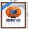 Trends International NBA Memphis Grizzlies - Drip Basketball 21 Wall Poster, 14.725" x 22.375", Mahogany Framed Version view 3