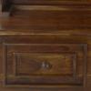 Deco 79 Wood Coat Rack with Clock and Hooks, 46" x 19" x 78", Brown view 4