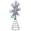 11" LED Lighted Coloring Changing Twinkling Snowflake Christmas Tree Topper view 3