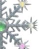 11" LED Lighted Coloring Changing Twinkling Snowflake Christmas Tree Topper view 4