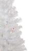 Pre-Lit Medium Rockport White Pine Artificial Christmas Tree - 4' - Multi Lights view 4
