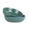 10 Strawberry Street Wazee Matte 9"/48oz Serving Bowl, Set of 2, Emerald Green view 1