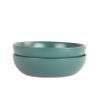 10 Strawberry Street Wazee Matte 9"/48oz Serving Bowl, Set of 2, Emerald Green view 4