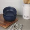10 Strawberry Street Wazee Matte 9"/48oz Serving Bowl, Set of 2, Midnight Blue view 3