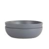10 Strawberry Street Wazee Matte 9"/48oz Serving Bowl, Set of 2, Charcoal view 4