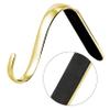 Sunshane 7 Pieces Christmas Stocking Holders Mantel Hanger Hooks Xmas Mantle Grips Set Safety Hang Stocking Clips for Christmas Party Decoration (Gold) view 4
