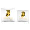 Ancient Greek Philosophy Quote - Aristotle On Being Free Throw Pillow view 3