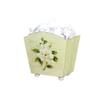 BDPP Trash Can Square Trash Can Retro Garbage Can No Lid Garbage Bin Suitable for Bedroom Living Room Office USO Interior y Exterior (Color : B) view 1