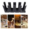 4 Grids Coffee Cup Dispenser, Disposable Paper Cup Holder Organizer Cup Lid Holder Dispenser Organizer for Coffee Milk Tea Shop Restaurant view 4