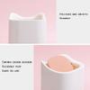 BDPP Trash Can Trash Can with Shake Lid Modern Plastic Garbage Can Mini Desktop Garbage Bin Suitable for Living Room Bedroom Office USO Interior y Exterior view 3