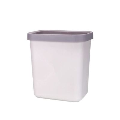 BDPP Trash Can Mini Desktop Trash Can Ultra-Thin Plastic Garbage Can Square Garbage Bin Suitable for Kitchen Bedroom Bathroom USO Interior y Exterior (Color : C)