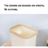 BDPP Trash Can Mini Desktop Trash Can Ultra-Thin Plastic Garbage Can Square Garbage Bin Suitable for Kitchen Bedroom Bathroom USO Interior y Exterior (Color : C) view 4