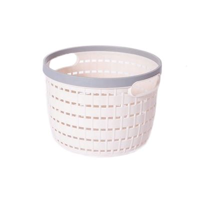 BDPP Trash Can Mini Trash Can Desktop Garbage Can Simple Garbage Bin Suitable for Dressing Table Office Desk-with Pressing Ring USO Interior y Exterior (Color : B)
