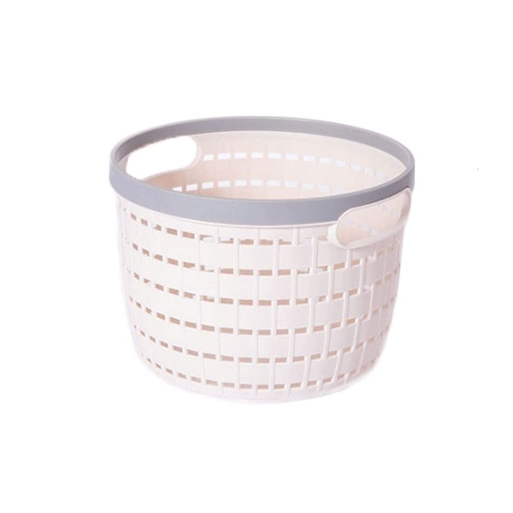 BDPP Trash Can Mini Trash Can Desktop Garbage Can Simple Garbage Bin Suitable for Dressing Table Office Desk-with Pressing Ring USO Interior y Exterior (Color : B)