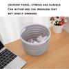 BDPP Trash Can Mini Trash Can Desktop Garbage Can Simple Garbage Bin Suitable for Dressing Table Office Desk-with Pressing Ring USO Interior y Exterior (Color : B) view 4