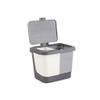 BDPP Trash Can Trash Can with Lid Square Desktop Garbage Can Double-Compartment Garbage Bin Suitable for Kitchen Bedroom Bathroom USO Interior y Exterior (Color : A) view 1