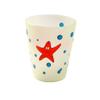 BDPP Trash Can Lidless Trash Can Cute Creative Garbage Can Translucent Garbage Bin Suitable for Living Room Bedroom Bathroom Kitchen USO Interior y Exterior (Color : B) view 1