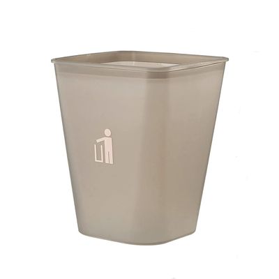 BDPP Trash Can Lidless Trash Can Modern Garbage Can Square Garbage Bin Suitable for Bedroom Kitchen Bathroom-with Pressure Ring USO Interior y Exterior (Color : A)