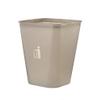 BDPP Trash Can Lidless Trash Can Modern Garbage Can Square Garbage Bin Suitable for Bedroom Kitchen Bathroom-with Pressure Ring USO Interior y Exterior (Color : A) view 1