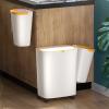 BDPP Trash Can Multifunctional Trash Can Sorted Garbage Can Wheeled Garbage Bin Suitable for Living Room Bathroom Bedroom Kitchen USO Interior y Exterior view 4