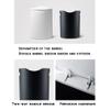BDPP Trash Can Trash Can with Lid Round Garbage Can Large-Capacity Garbage Bin,12L/3.1 Gallons Suitable for Bedroom Kitchen Bathroom USO Interior y Exterior (Color : A) view 3