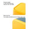 BDPP Trash Can Cute Mini Trash Can Countertop Garbage Can Plastic Garbage Bin Suitable for Car Office Family-with Swing Cover USO Interior y Exterior (Color : A) view 4