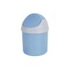 BDPP Trash Can Mini Cute Trash Can,Desktop Garbage Can,Plastic Garbage Bin,Suitable for Office Desktop Kitchen-with Swing Cover USO Interior y Exterior (Color : A) view 1