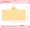 TBEZY Hooded Towel for Kids 100% Cotton Ultra Soft with Unique Animal Design Large for Infants 3-10 Years (Chick) view 2