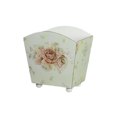 BDPP Trash Can Square Trash Can Retro Garbage Can No Lid Garbage Bin Suitable for Bedroom Living Room Office USO Interior y Exterior (Color : C)